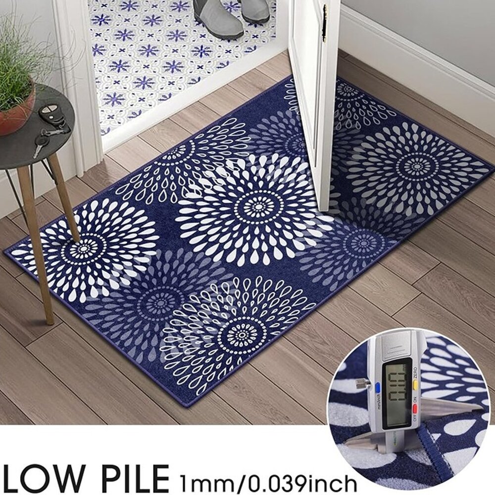 NEW 2'x3' Entryway Rug, Non-Slip Washable Hallway Runner Rug - Picture 5 of 9